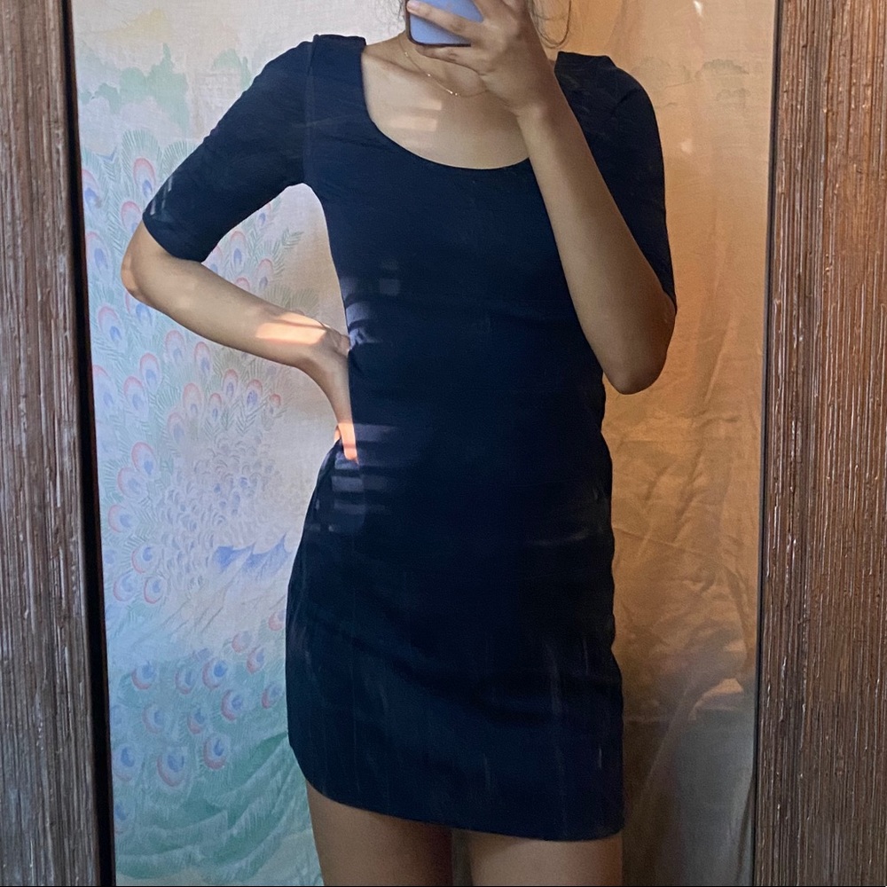 Navy blue dress
